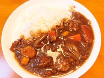 〆のミニ農園カレー